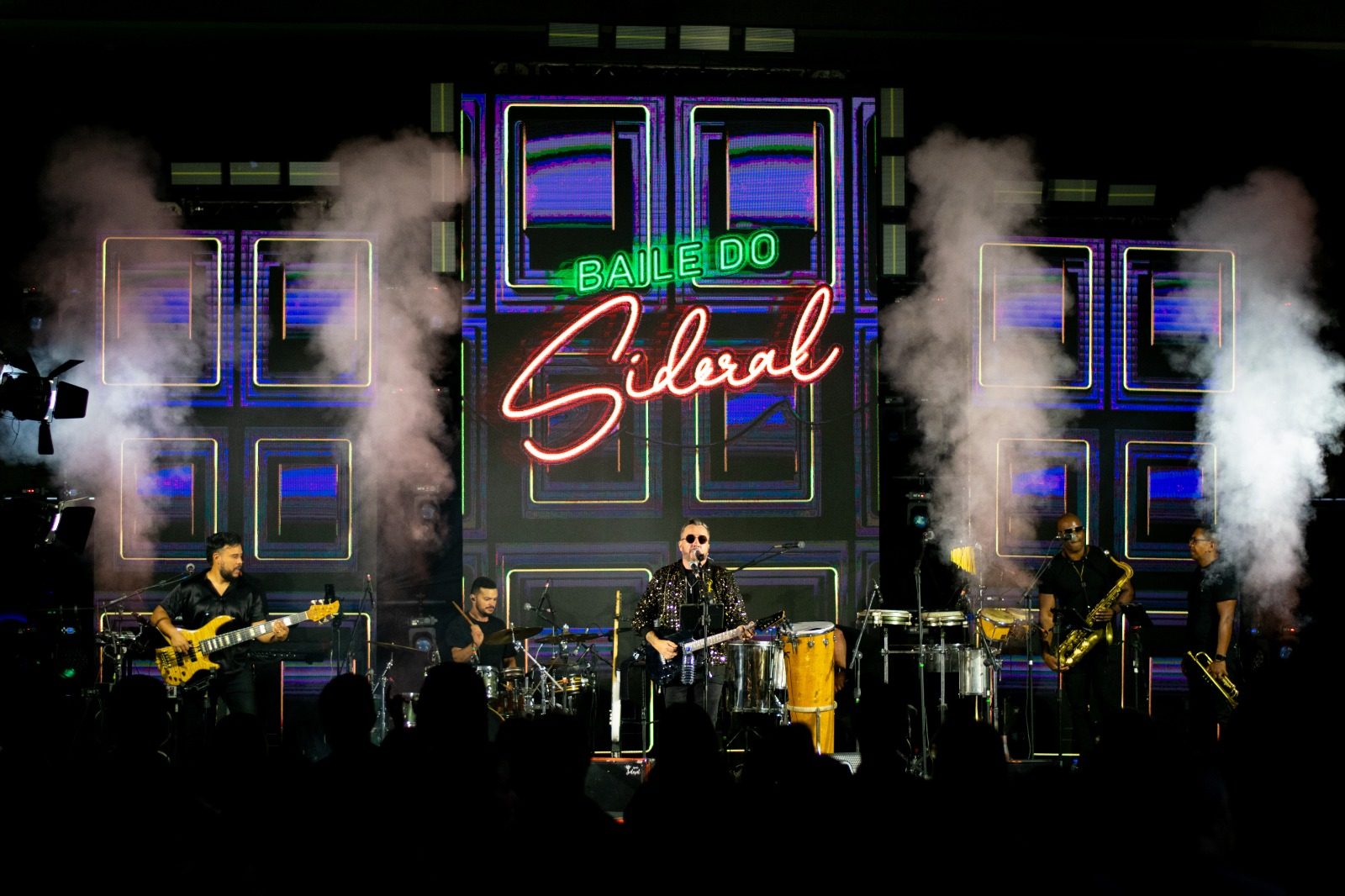 Banda Sideral no palco